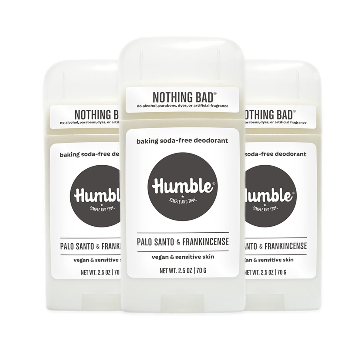 Humble Palo Santo Frankincense pack shows woodsy scent for everyday odor protection