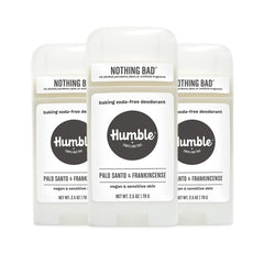 Humble Palo Santo Frankincense pack shows woodsy scent for everyday odor protection