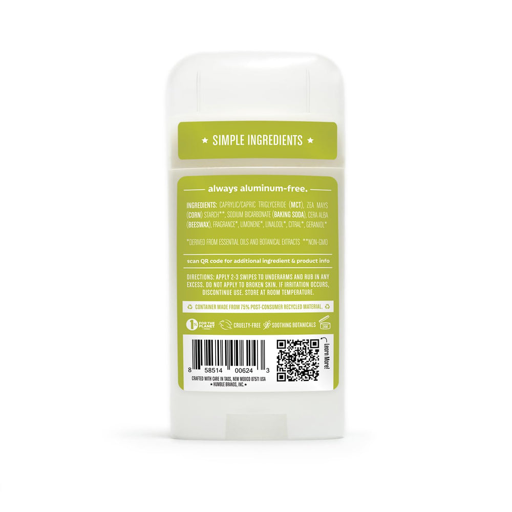 Humble Brands original formula skin-contact close-up shows comfortable, dry feel.