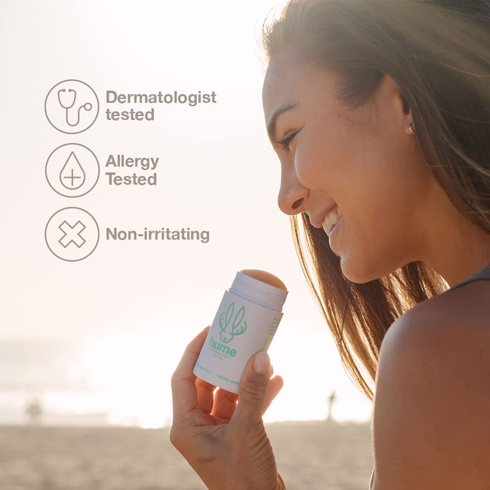 Hume Desert Bloom probiotic blend closeup emphasizes microbiome-friendly care