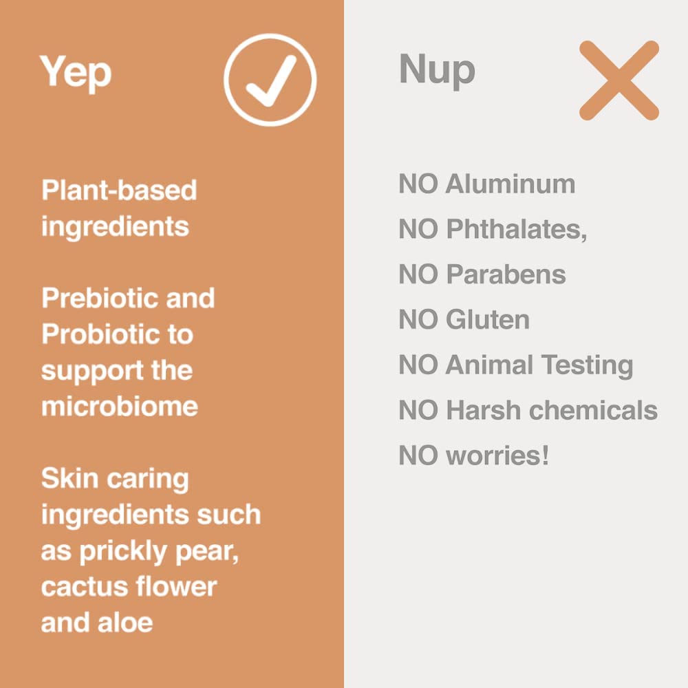 Hume Supernatural aloe cactus flower botanicals emphasize soothing skin benefits.