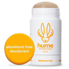 Hume Supernatural amber woods bottle delivers long-lasting warm scent for daily wear.