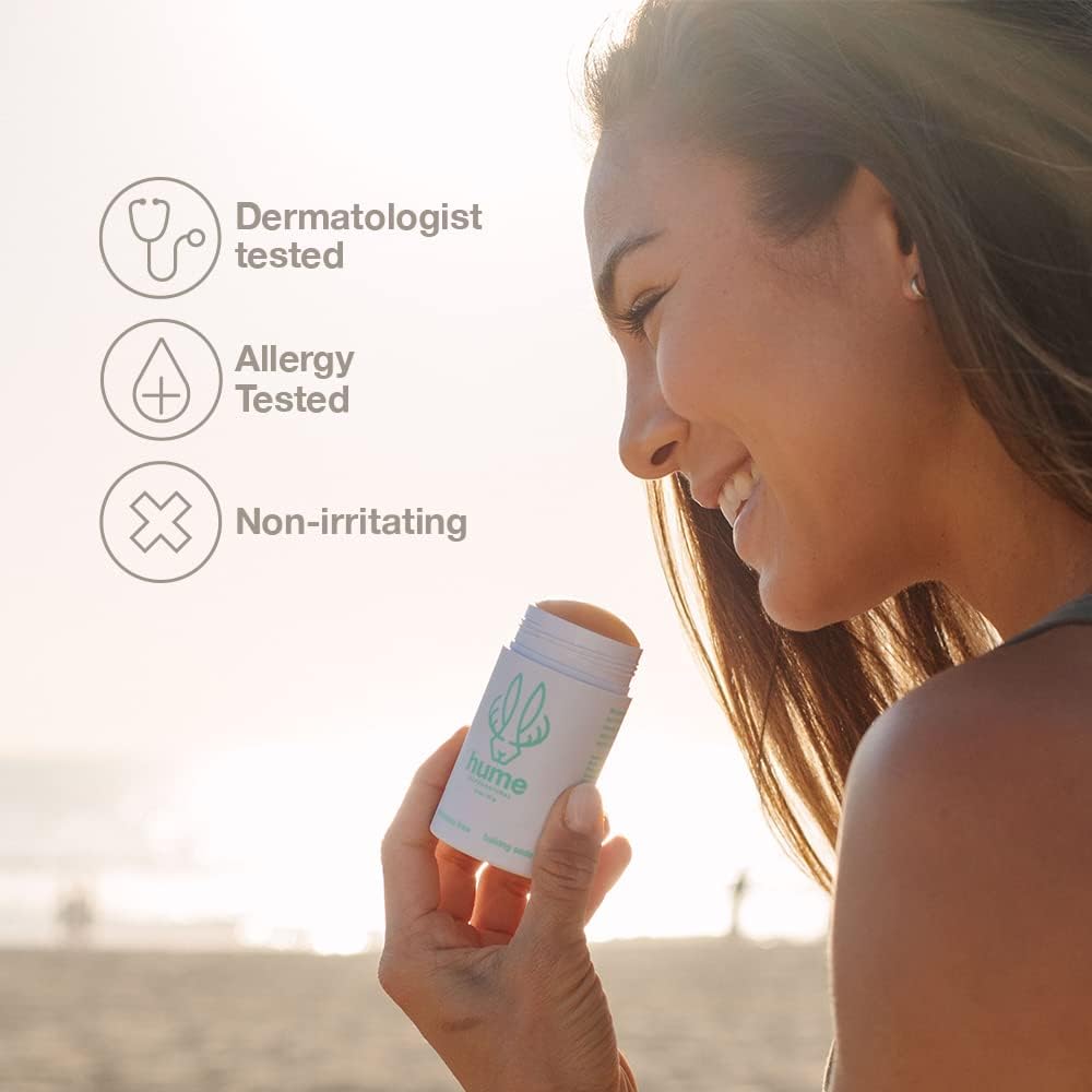 Hume Supernatural dermatologist-tested formula supports microbiome-friendly under-arm care.