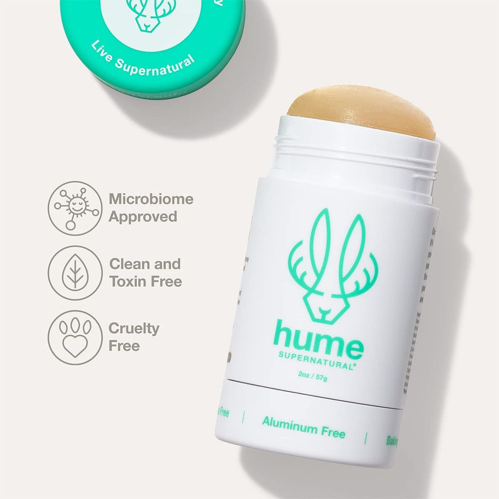 Hume Desert Bloom stick after application leaves dry underarms and fresh scent.