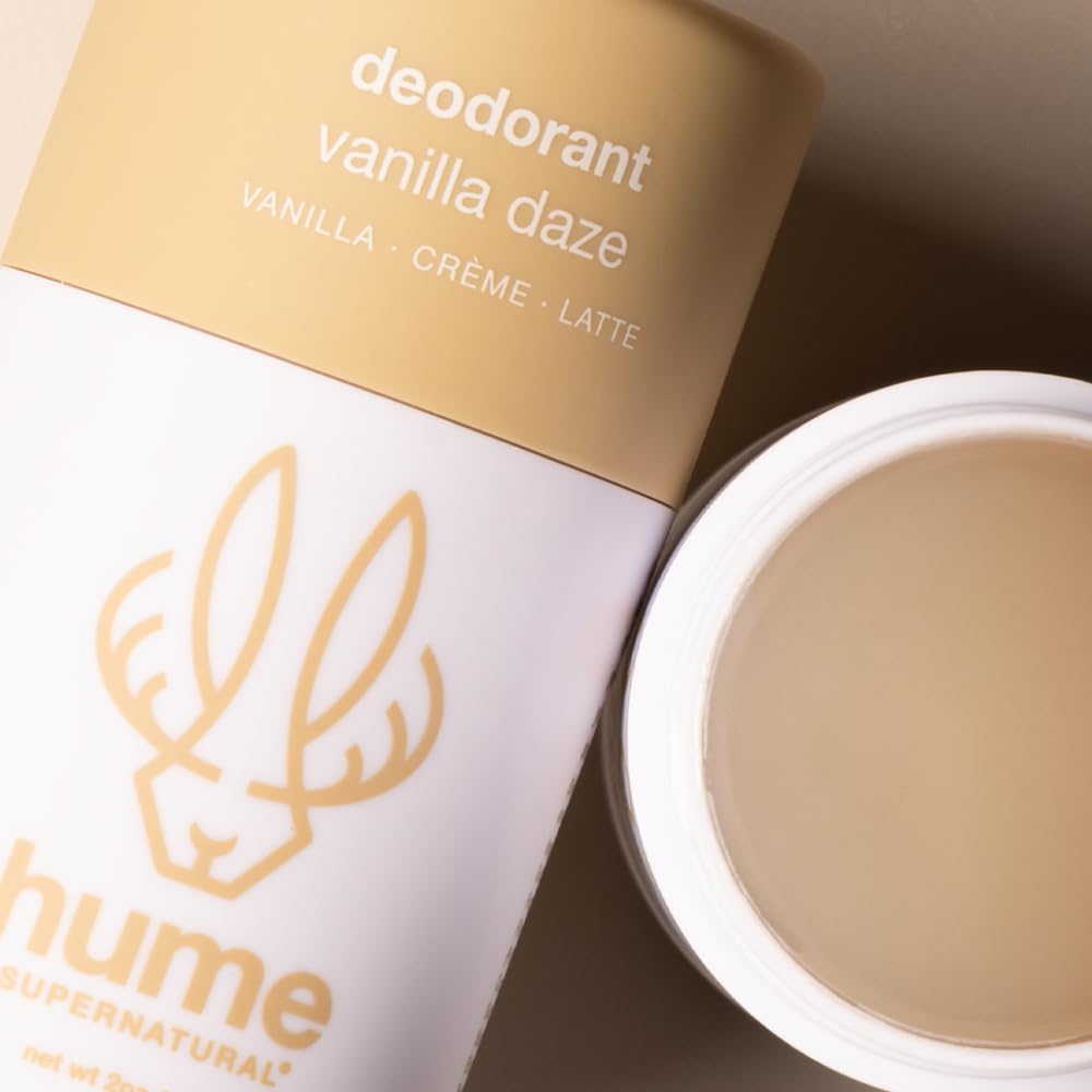 Uso diario con Hume Supernatural Vanilla Daze sin manchar la ropa.