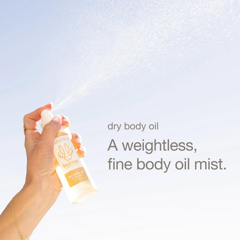 HUME SUPERNATURAL fast-absorbing mist provides quick daily hydration