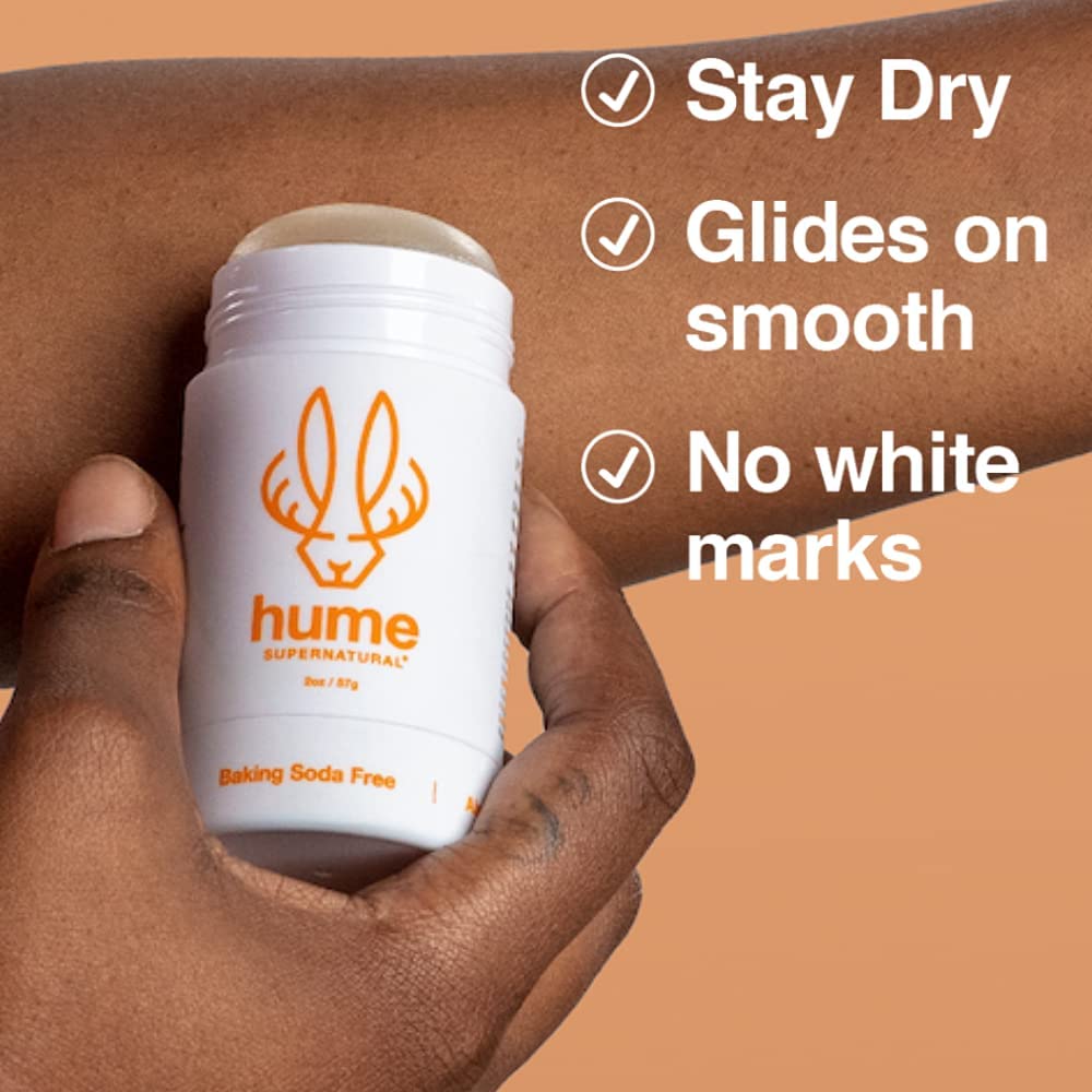 HUME SUPERNATURAL probiotic ingredients close-up highlights microbiome-supporting formula.