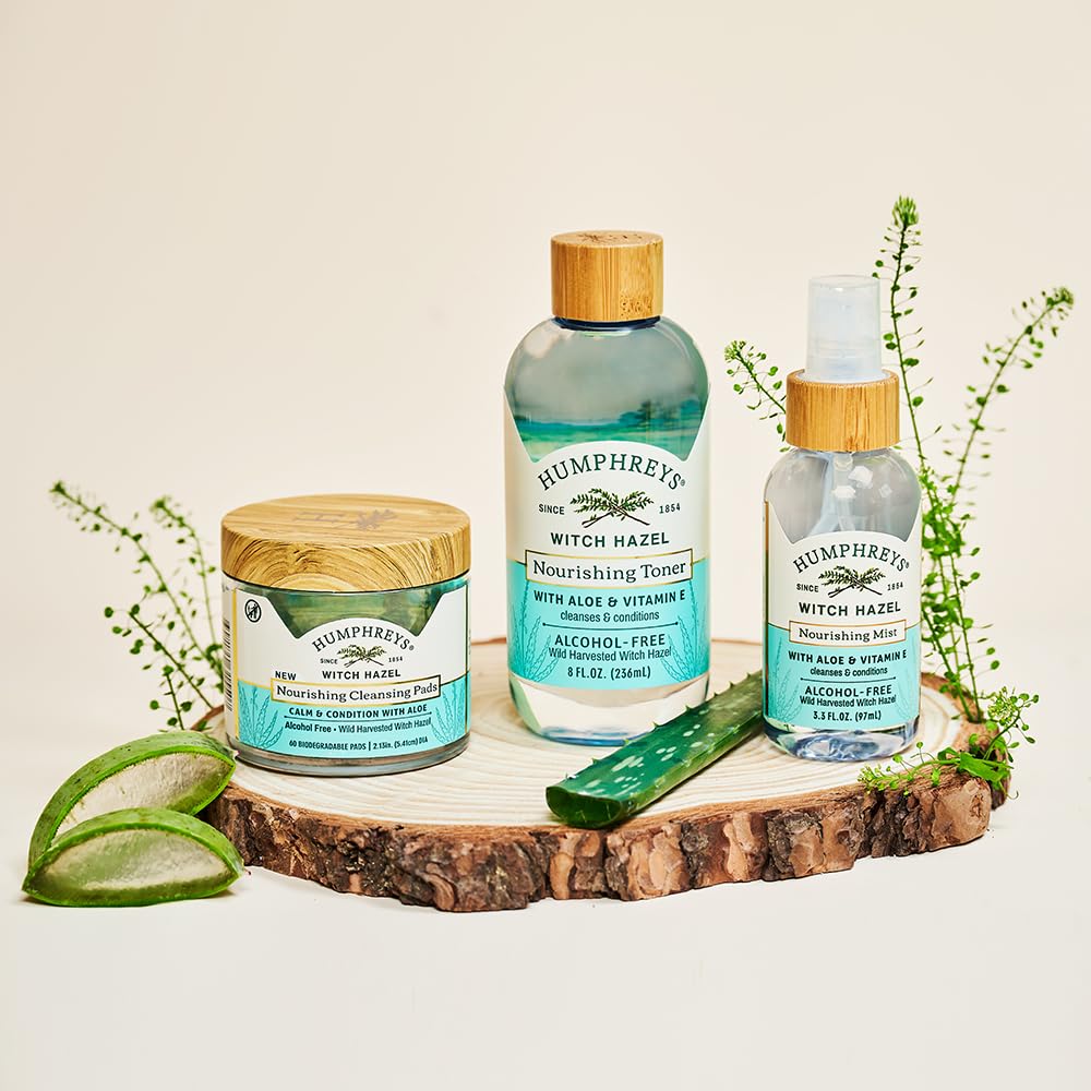 Humphreys Aloe-Vitamin E hydration supports comfortable cleansing.