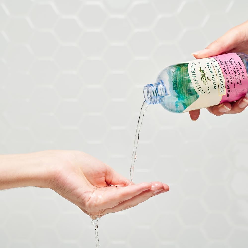Humphreys natural ingredients list close-up—botanical skincare.