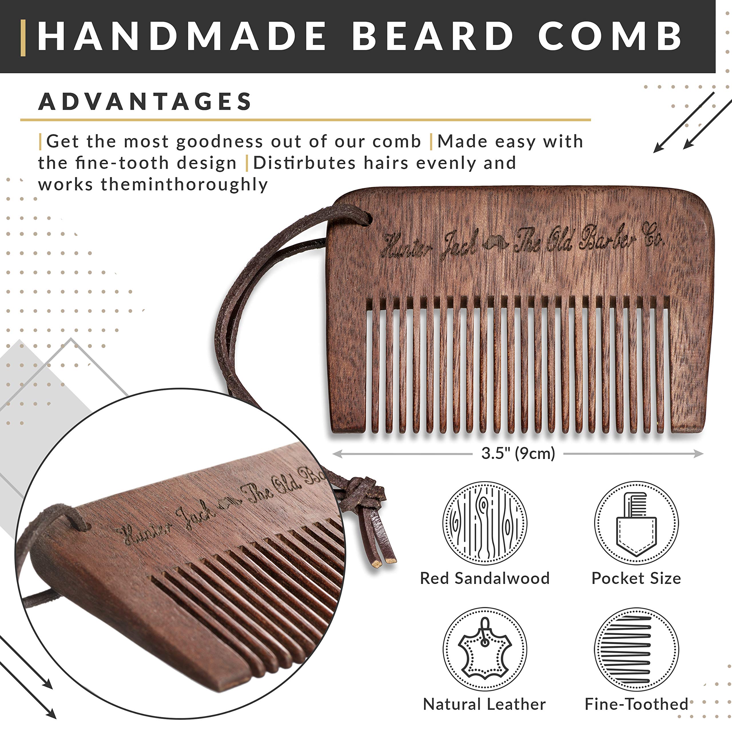 Hunter Jack nourishing beard balm softens and conditions beard