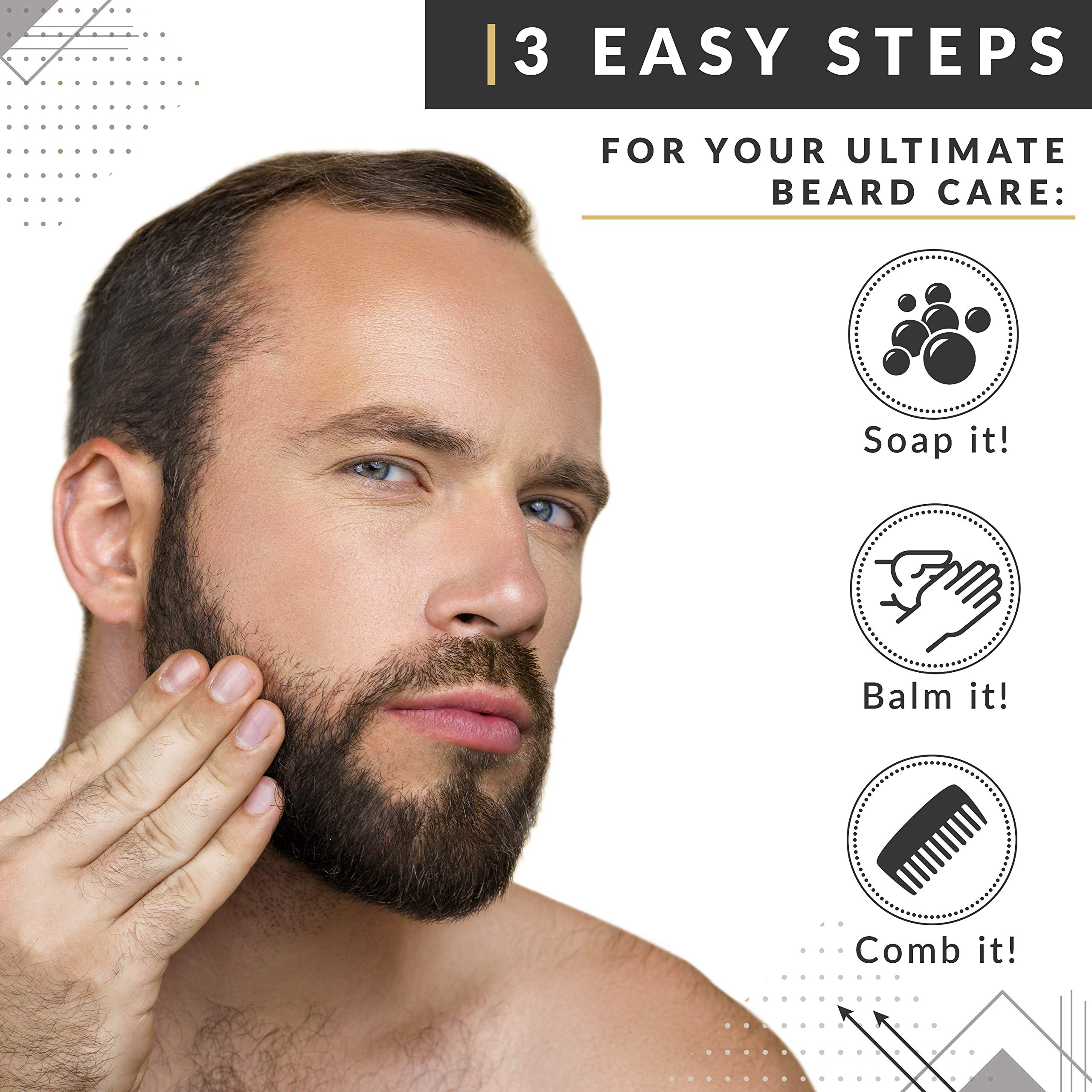 Hunter Jack travel-friendly beard kit fits in a bag