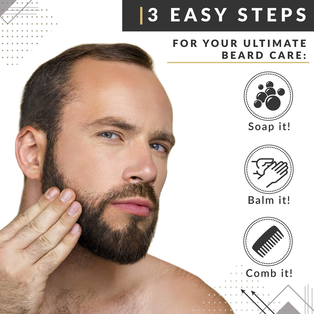 Hunter Jack travel-friendly beard kit fits in a bag