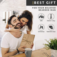 Hunter Jack anti-static wooden comb detangles facial hair