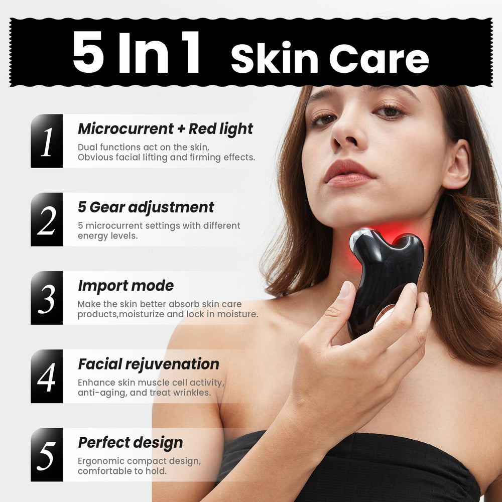 Hunvva EP-300 demonstrating V-shaped lift on chin and cheeks