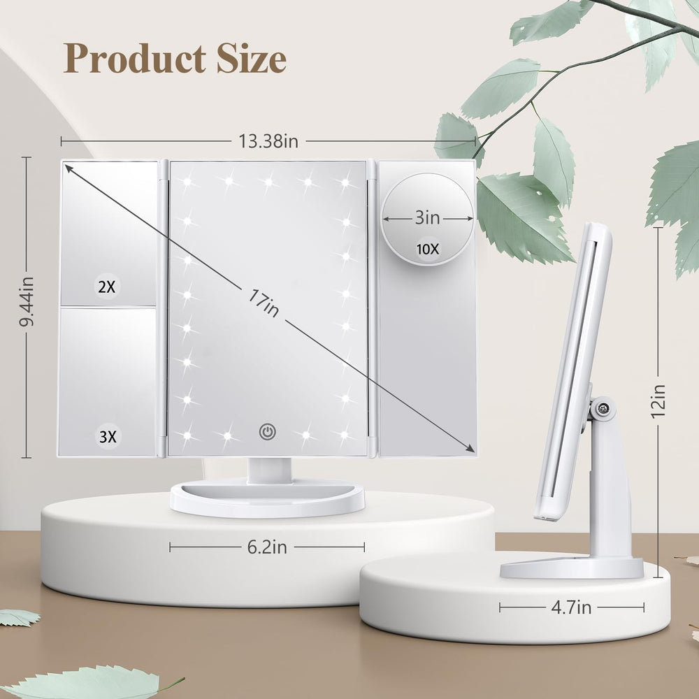 HUONUL makeup mirror gift-ready design makes a thoughtful present for women and teens.