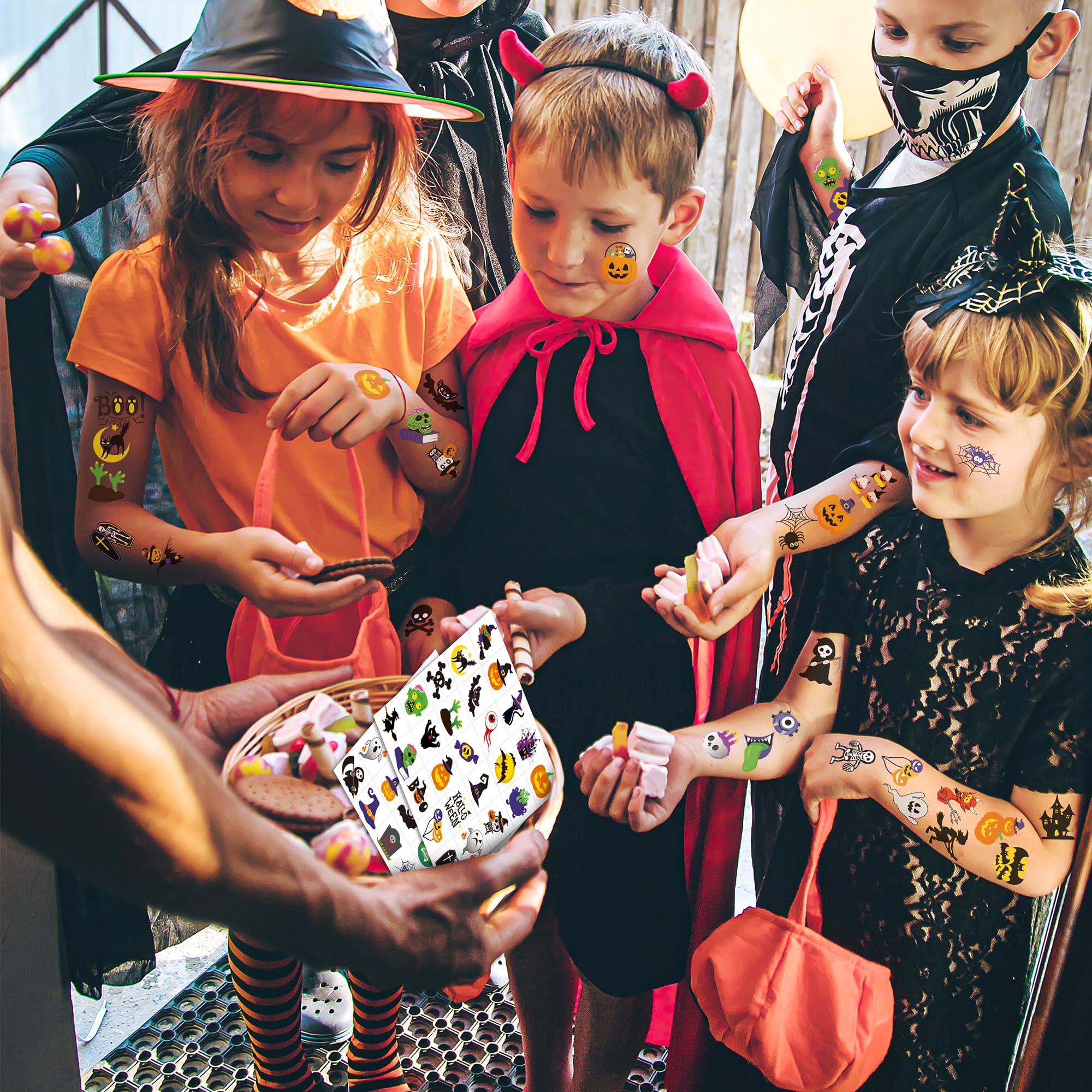 Huskein kid-safe materials with vibrant colors for Halloween play.