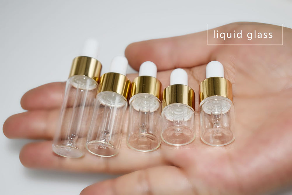 Hustar 5ml clear glass dropper bottle perfect for gifts.