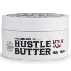 Hustle Bubbles foaming cleanser demonstrates safe, gentle coverage for fresh tattoos