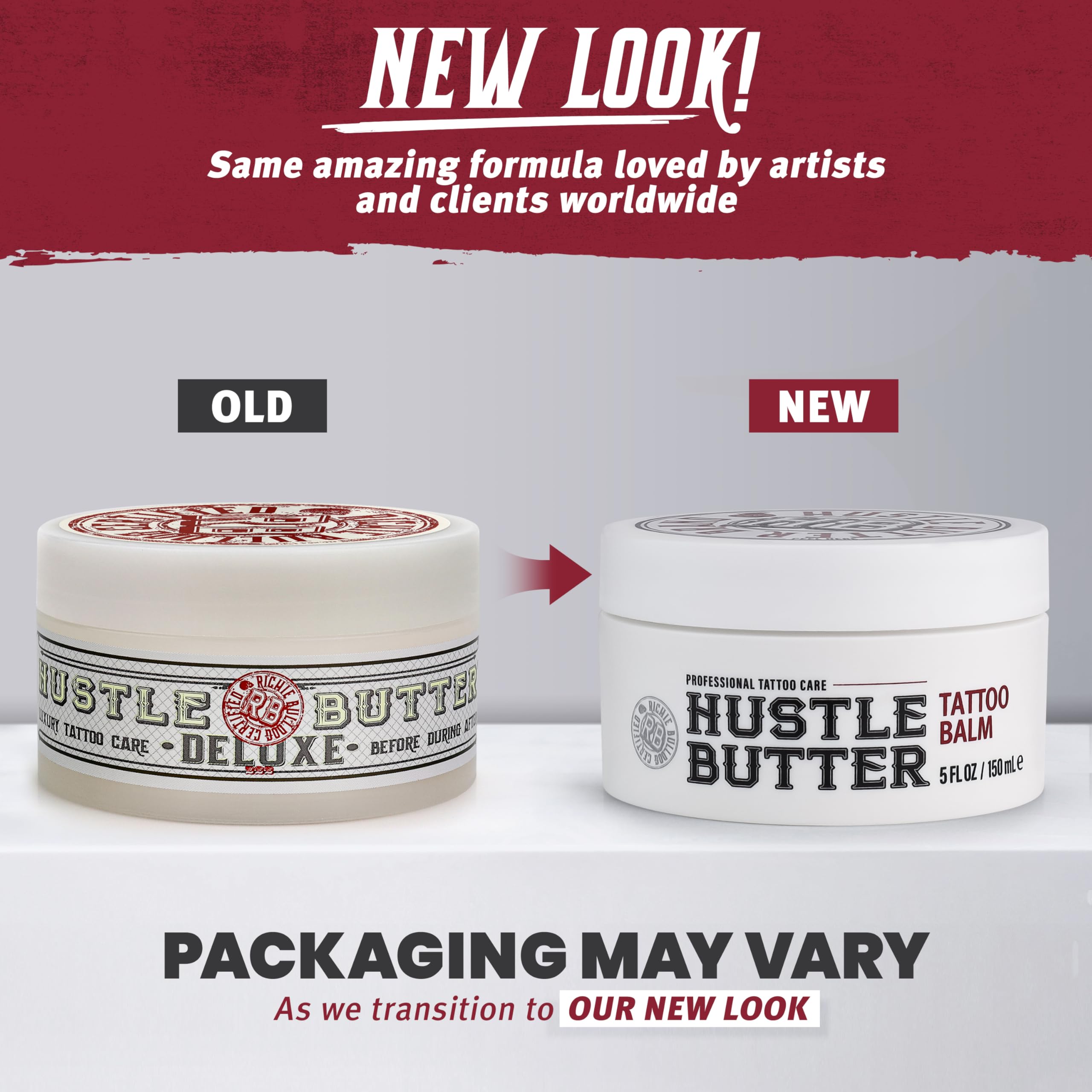 Hustle Butter Deluxe tattoo session lube application shows smooth glide during tattooing.