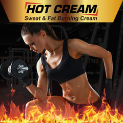 HUYEHF Sweat Cream heat after 15 minutes shows warming sensation.