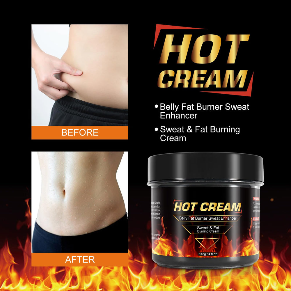 HUYEHF Sweat Cream suitable for women and men in gym routines.