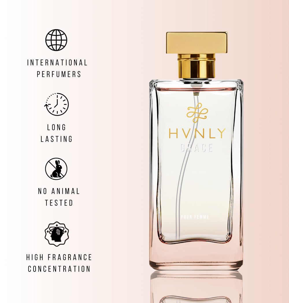 HVNLY Grace EDP cap closeup highlights premium finish ideal for gifting