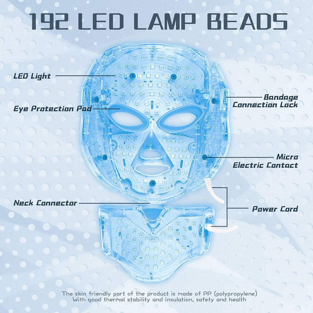 HXDZFX LED mask designed for easy at-home skincare routines.