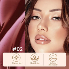 Hxssll delicate pink peel-off lip stain soft natural shade