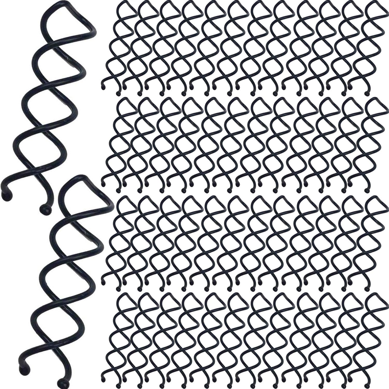 Hyamass Bobby Pins spiral design for secure, snag-free buns.
