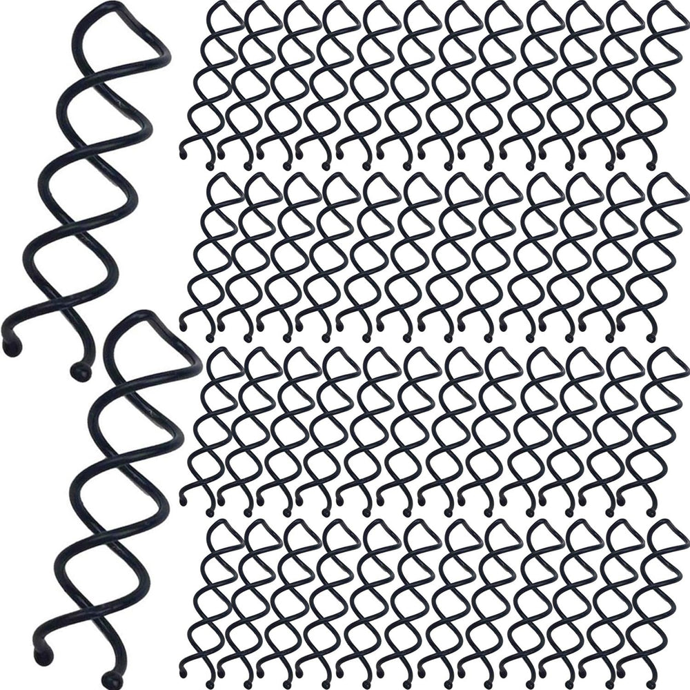 Hyamass Bobby Pins spiral design for secure, snag-free buns.