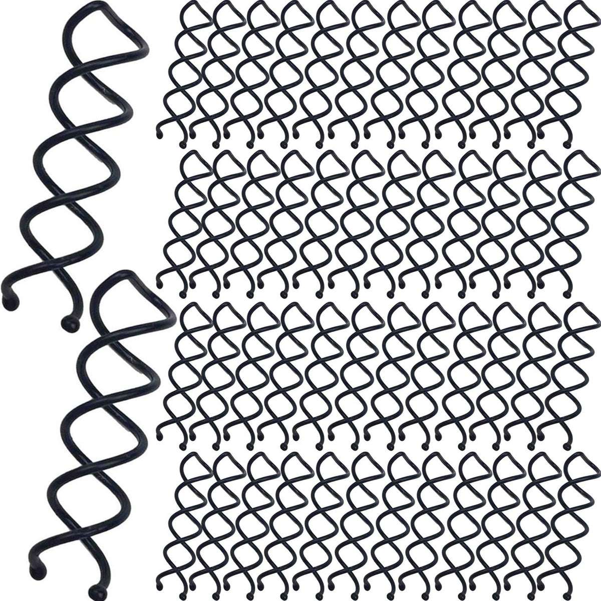 Hyamass Bobby Pins spiral design for secure, snag-free buns.