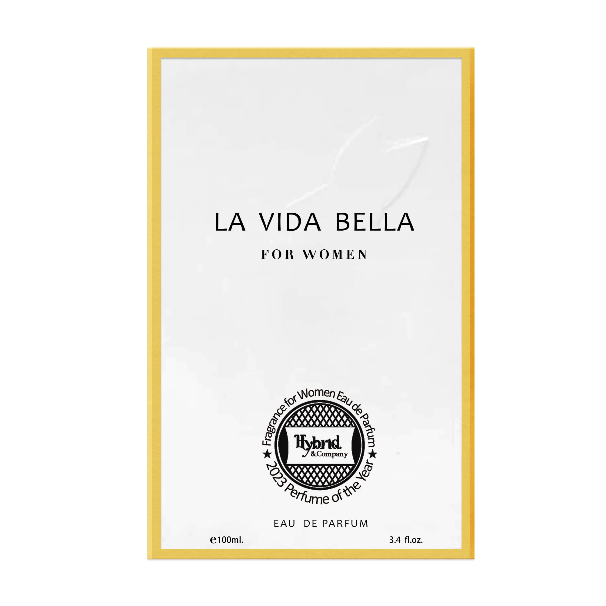 Hybrid & Company La Vida Bella elegant cap detail emphasizing sophisticated fragrance aesthetics.