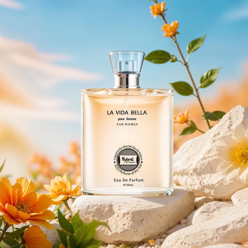 Hybrid & Company La Vida Bella outer box highlighting premium branding and unboxing anticipation.