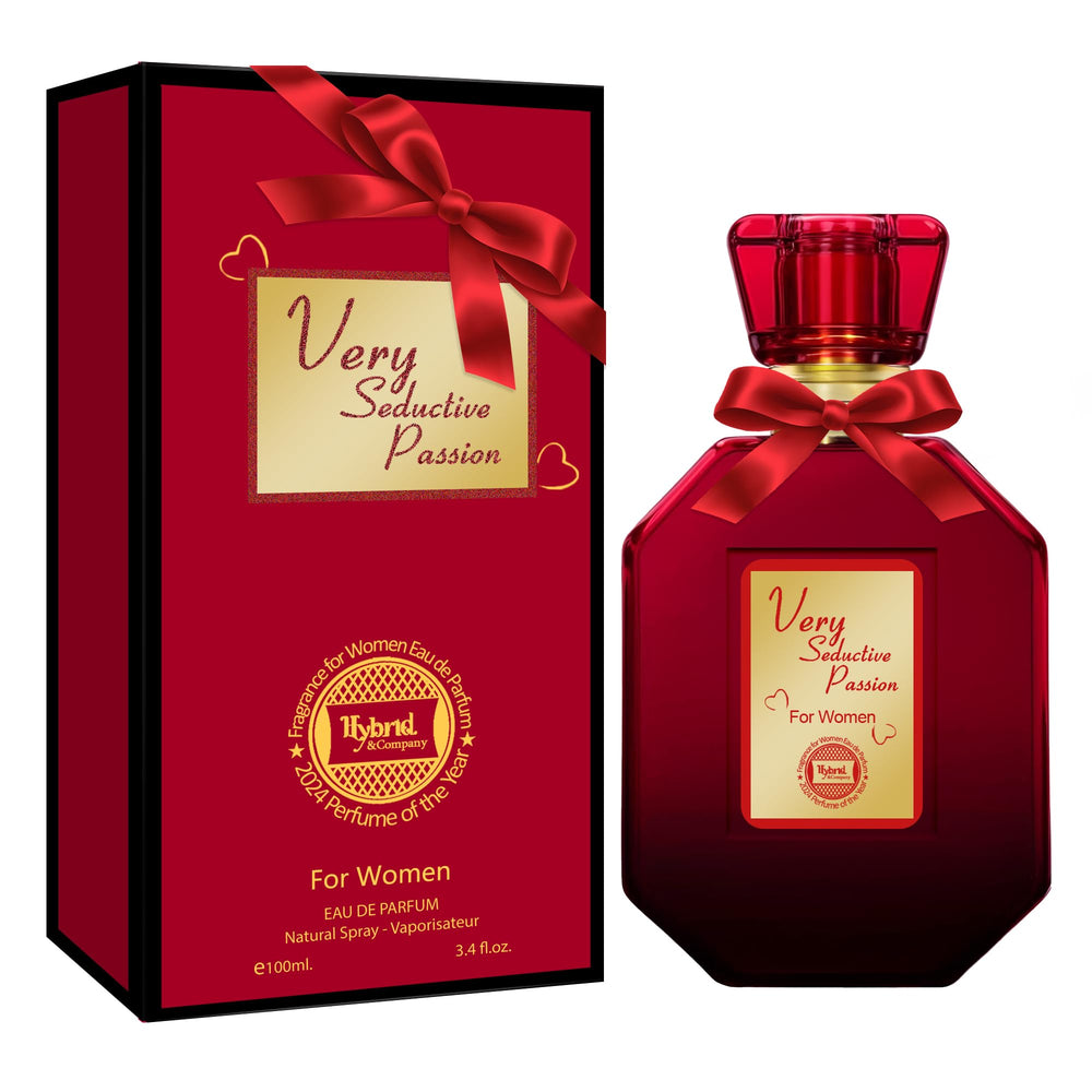 Hybrid & Company Very Seductive EDP 3.4oz bottle front view for romantic evenings.