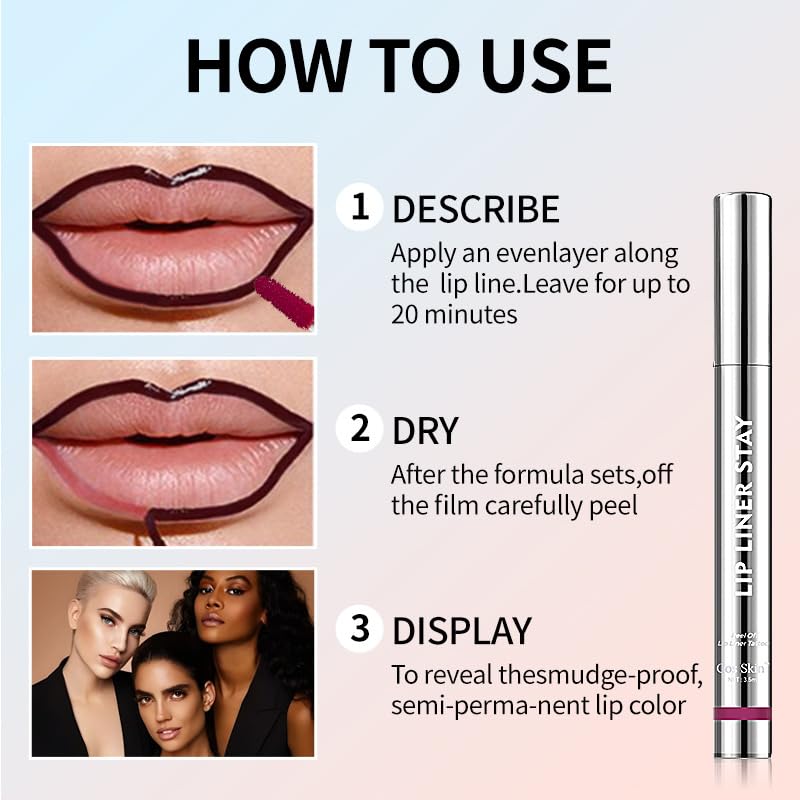 HYDRÈNE Lip Stain compact tube fits pockets for touchups.