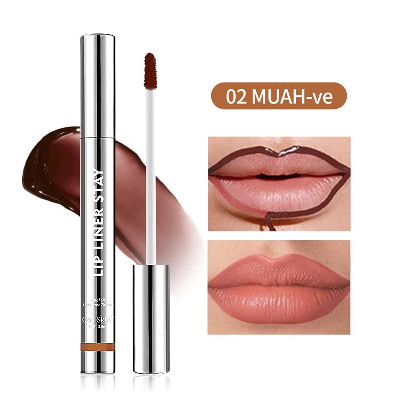 HYDRÈNE Lip Stain mauve nude swatches show versatile daily shade.
