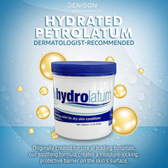 Hydrolatum Moisturizing Cream Tub packaging shot emphasizes generous 12oz size.
