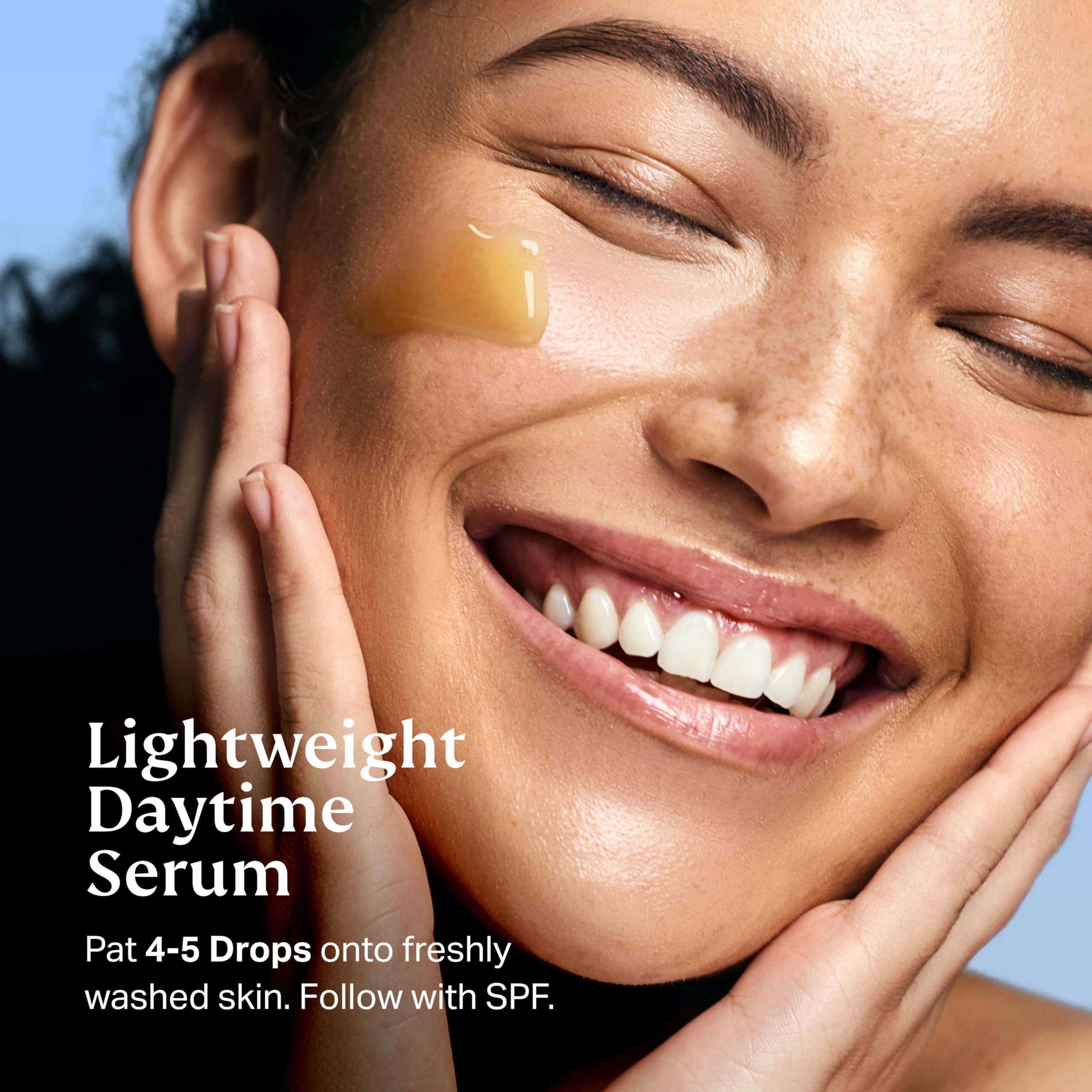 HYDRONOVA serum texture close-up shows lightweight, fast absorption surface
