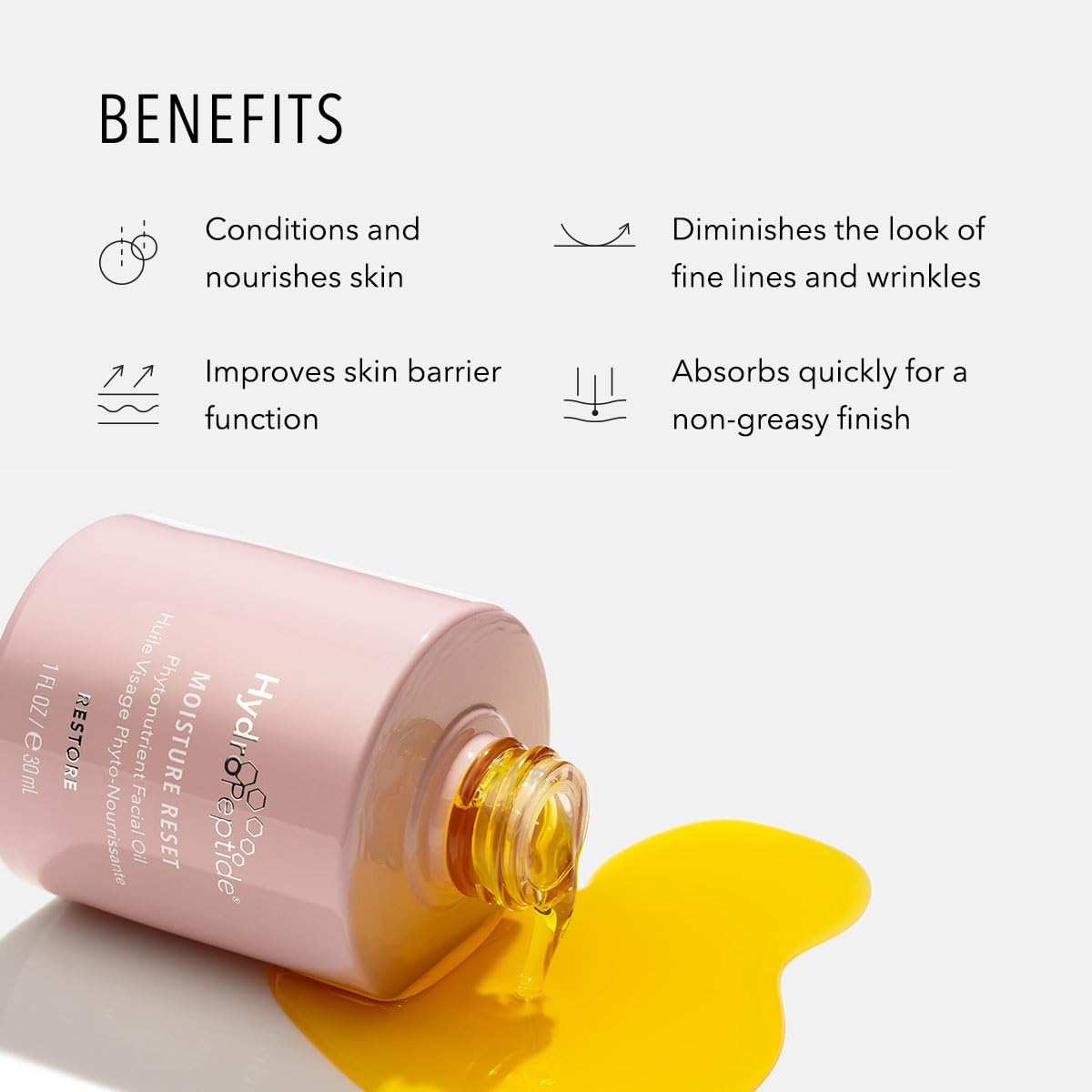 HydroPeptide Moisture Reset texture closeup reveals non-greasy, fast-absorbing finish