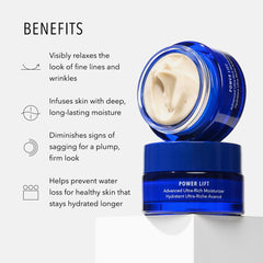 HydroPeptide Power Lift pineapple ceramides ingredient focus promoting skin nourishment.