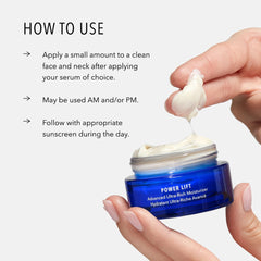 HydroPeptide Power Lift SYN-AKE peptide focus suggesting smoothing benefits.