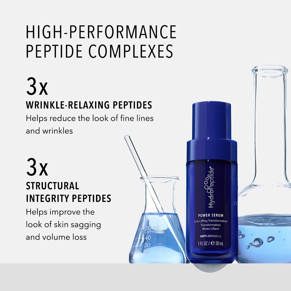 HydroPeptide Power Serum Ellagi-C and Phytoan-K support tone and firmness.