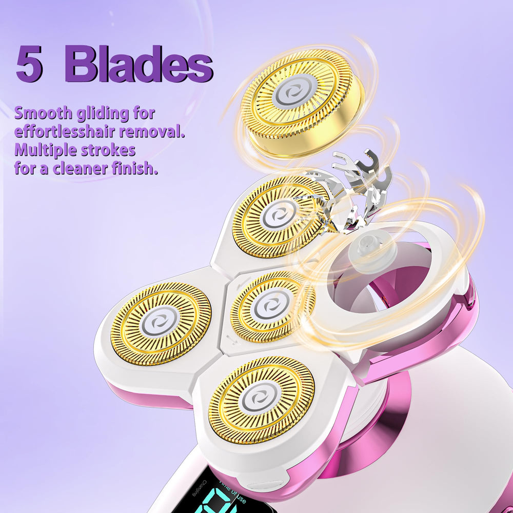 HYEHET detachable cutter head is washable for quick cleanup after shaving sessions.