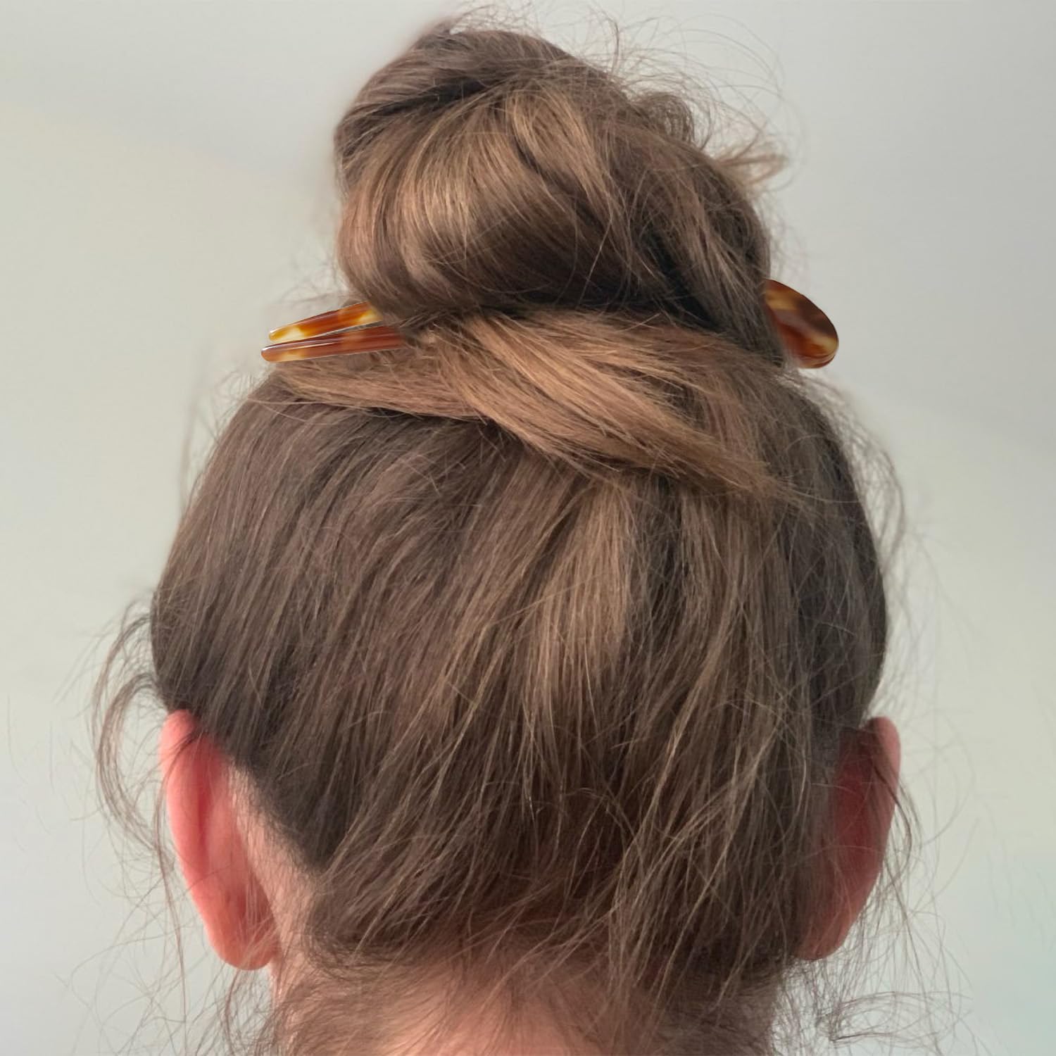 HYFEEL U-shape hair pin tortoise 3-pack adds classic grip for versatile styles