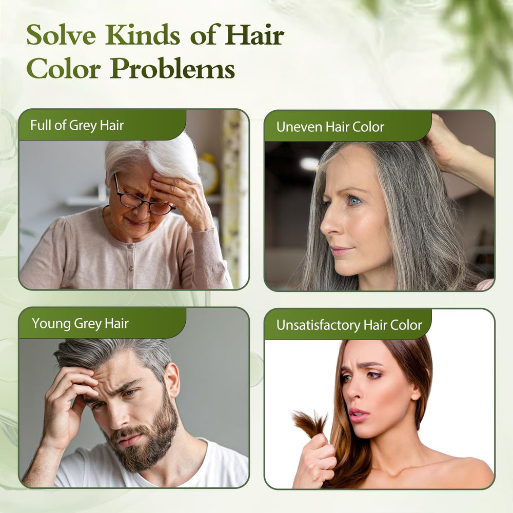 Hynqor shampoo texture close-up – rich dark brown deposit.