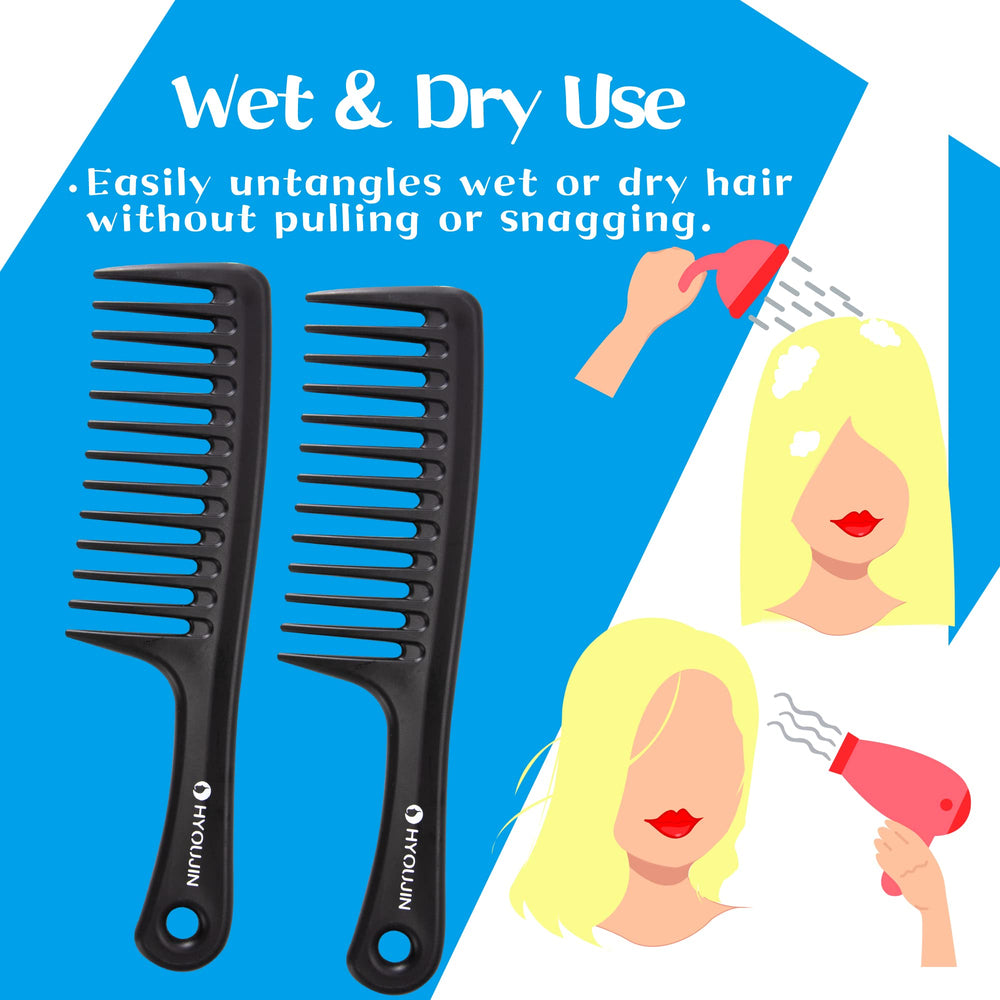 HYOUJIN two-set packaging with two combs for family use