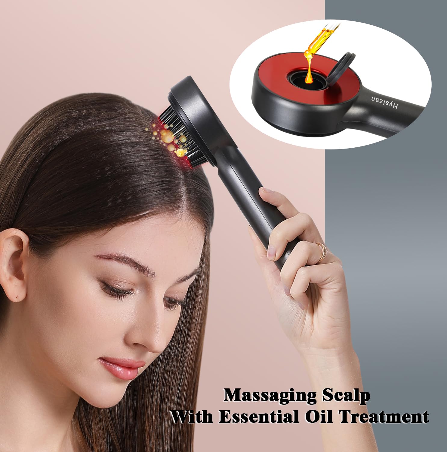 Hysizan 3-in-1 massager close-up of 72 soft nodes for gentle kneading.