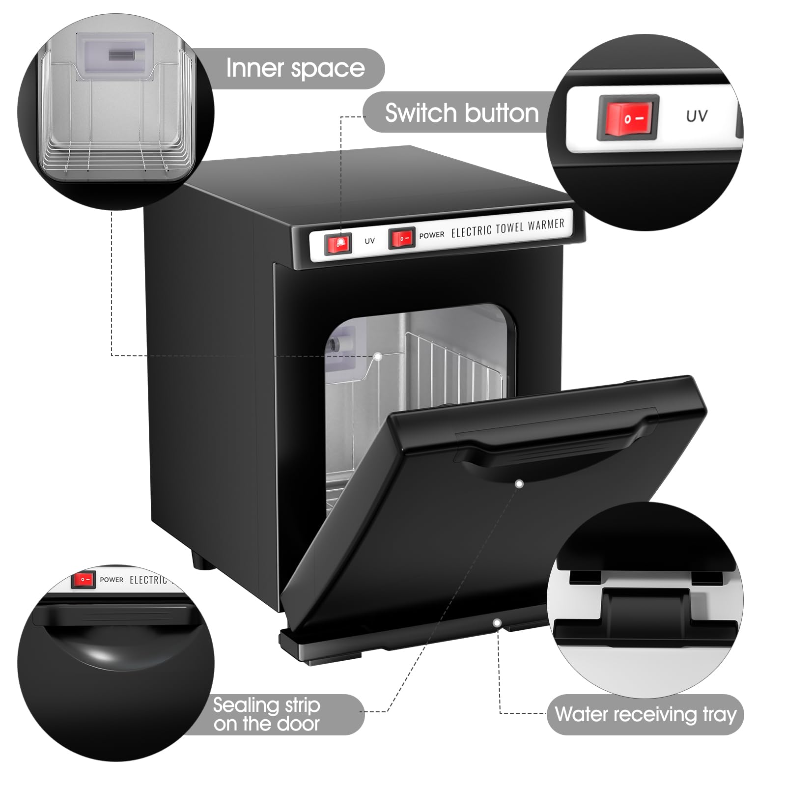 HYTOBP hot towel warmer is energy-efficient, helping reduce electricity use during long sessions.