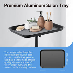 HYTOBP salon tray top plate offers ample workspace for tools and products.