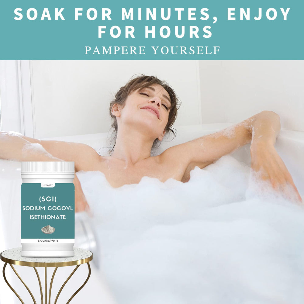 Hznxolrc SCI powder yields rich bubbles for bath time